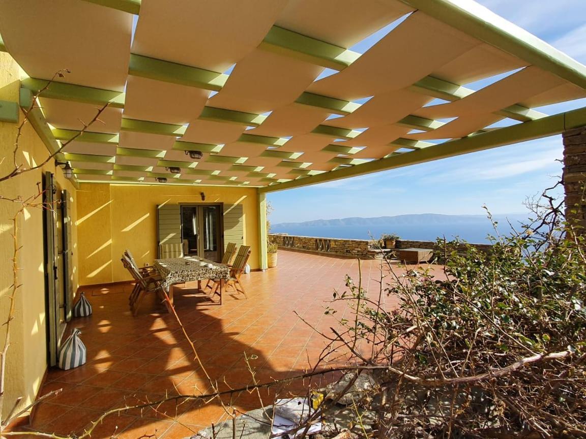 Breathtaking Seaview Villa In A Serene Scenery Chavouna Exteriör bild