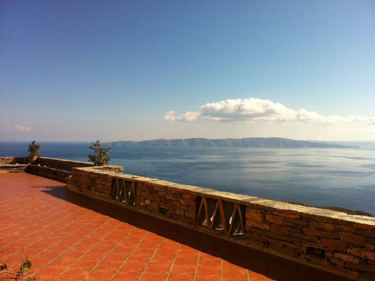 Breathtaking Seaview Villa In A Serene Scenery Chavouna Exteriör bild